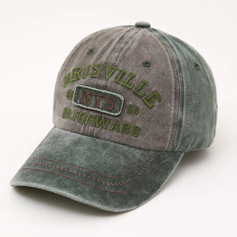 Men's Vintage-Inspired Distressed Baseball Cap