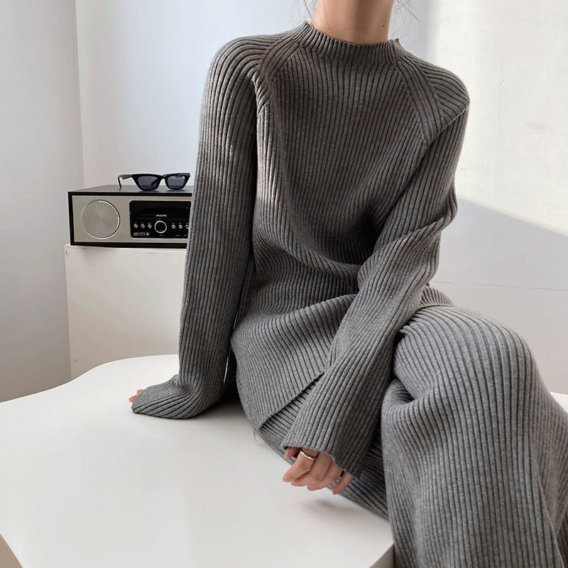 Women's Cozy Ribbed Knit Set