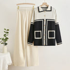 Women's Cozy Knit Loungewear Set with Pockets