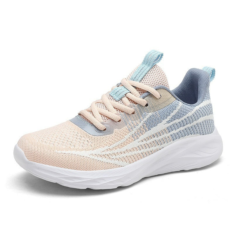 Women's Breathable Running Shoe with Flexible Upper and Cushioned Sole