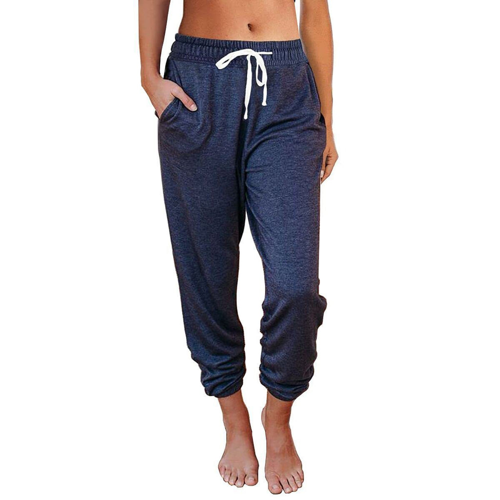 Women's Comfortable Sweatpants with Drawstring and Pockets