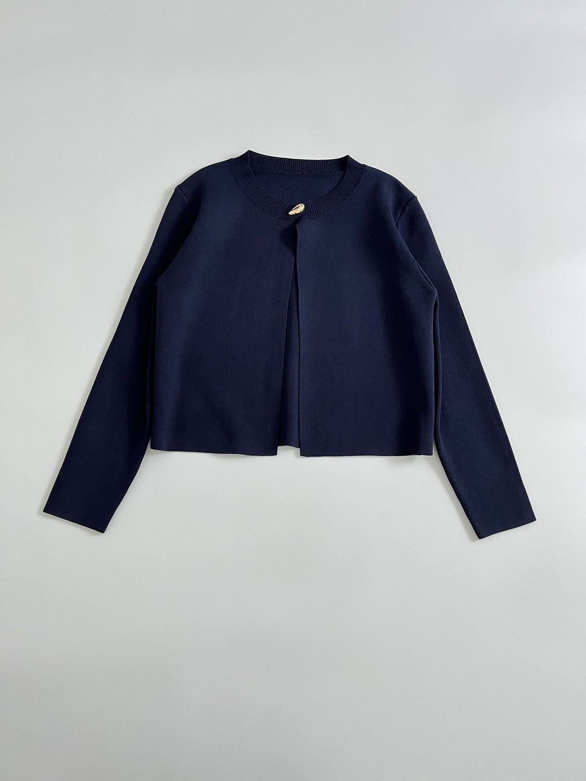 Women's Elegant Cardigan with Decorative Button Details