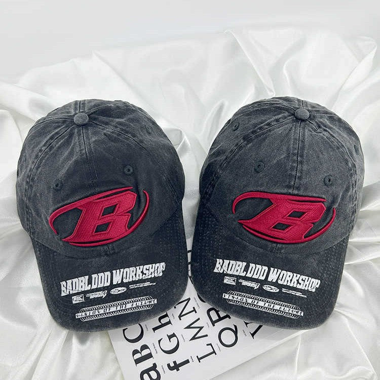 Men's Distressed Graphic Baseball Cap