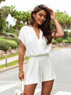 Women's Wrap Jumpsuit with Airy Fit