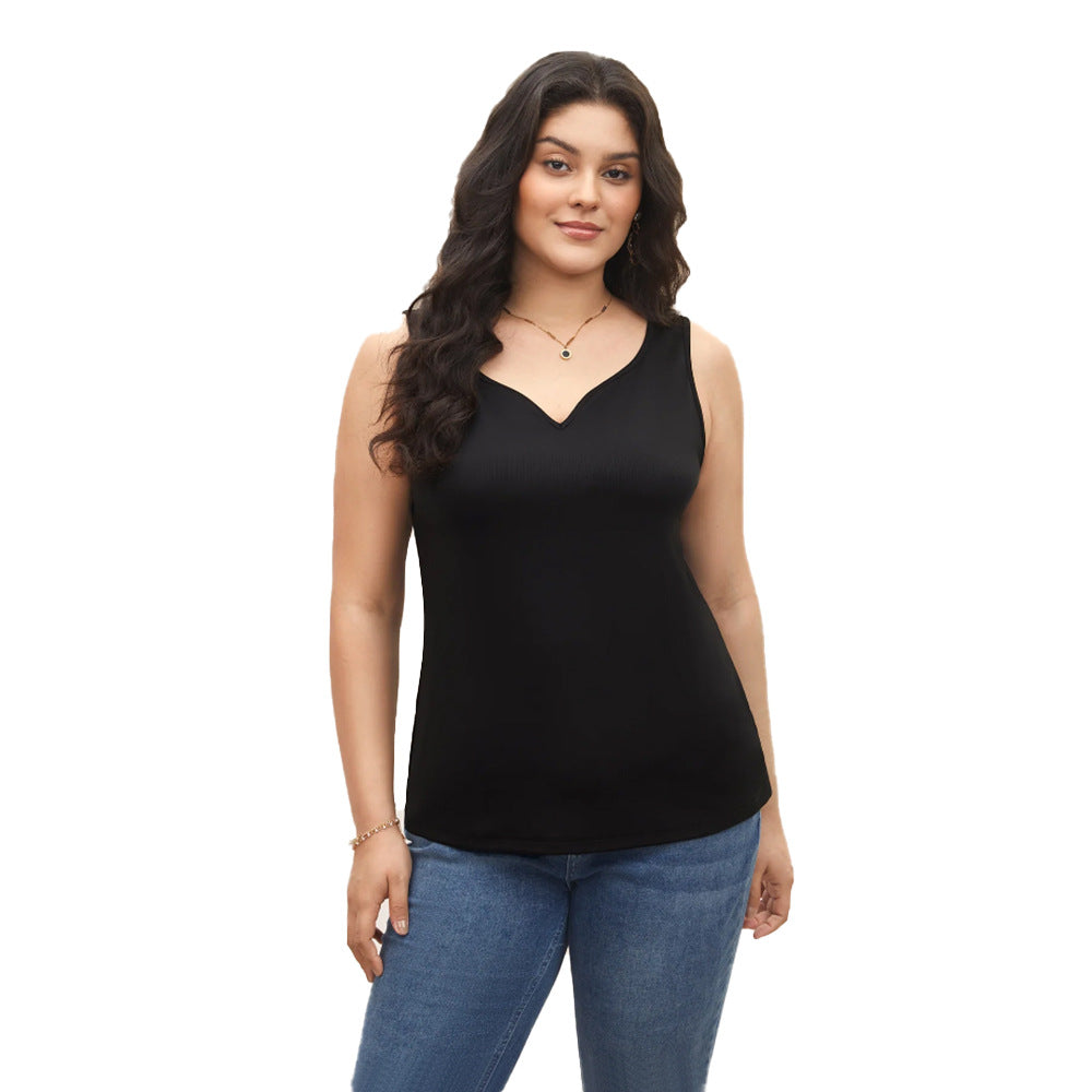 Women's Sleeveless V-Neck Tank Top