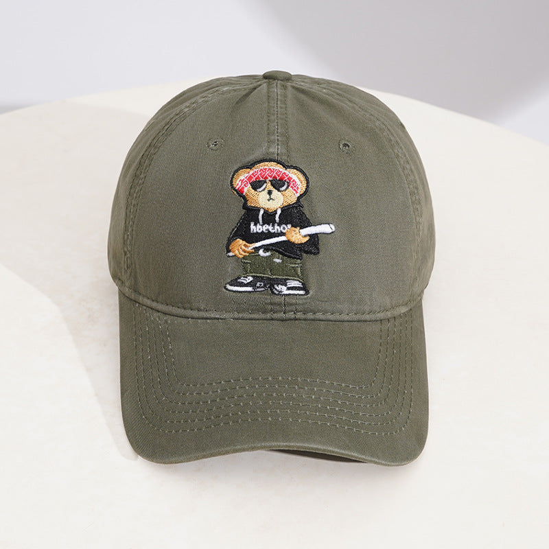 Men's Embroidered Cartoon Character Baseball Cap