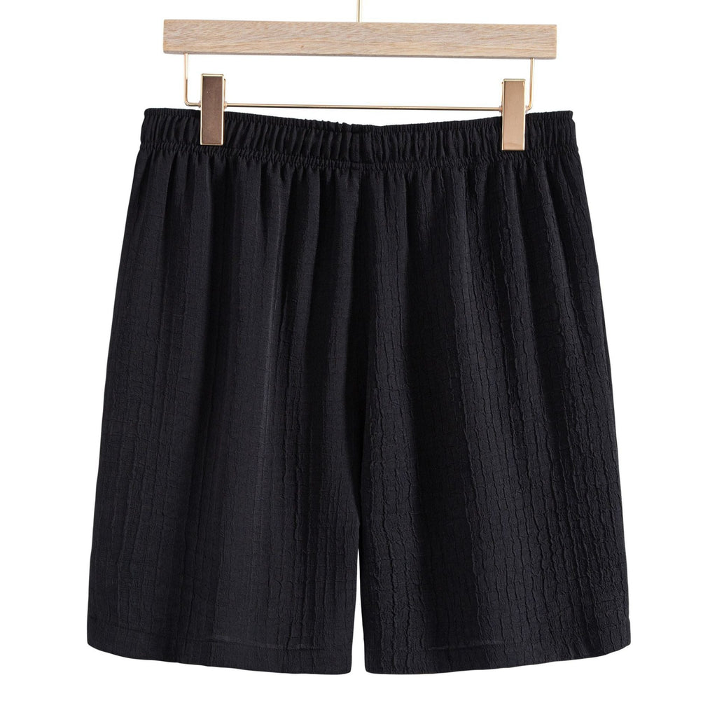 Women's Casual Pants with Decorative Textured Pattern