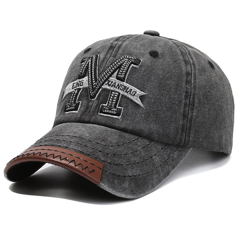 Men's Distressed Patch Baseball Cap