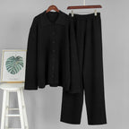 Women's Comfortable Knit Ensemble in Soft Cotton