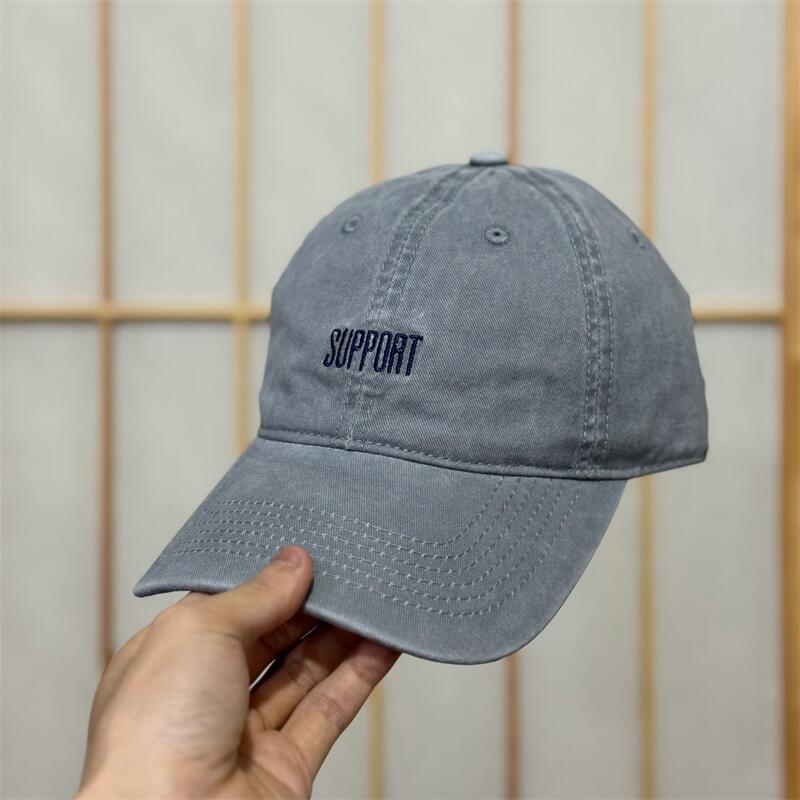 Men's Supportive Embroidered Cotton Baseball Cap