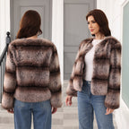 Elegant and Warm Faux Fur Jacket