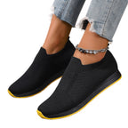 Women's Breathable Slip-On Sneakers with Elastic Insert