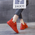 Women's Breathable Sport Sneakers with Flexible Shaft and Non-Slip Sole