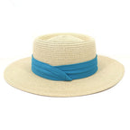Breathable Sun Straw Boater Hat