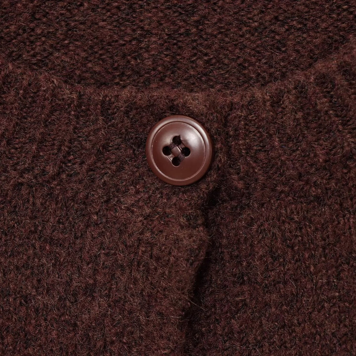 Elegant Women's Cardigan with Button Closure and Round Neckline