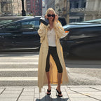 Elegant Women's Trench Coat with Fashionable Cut
