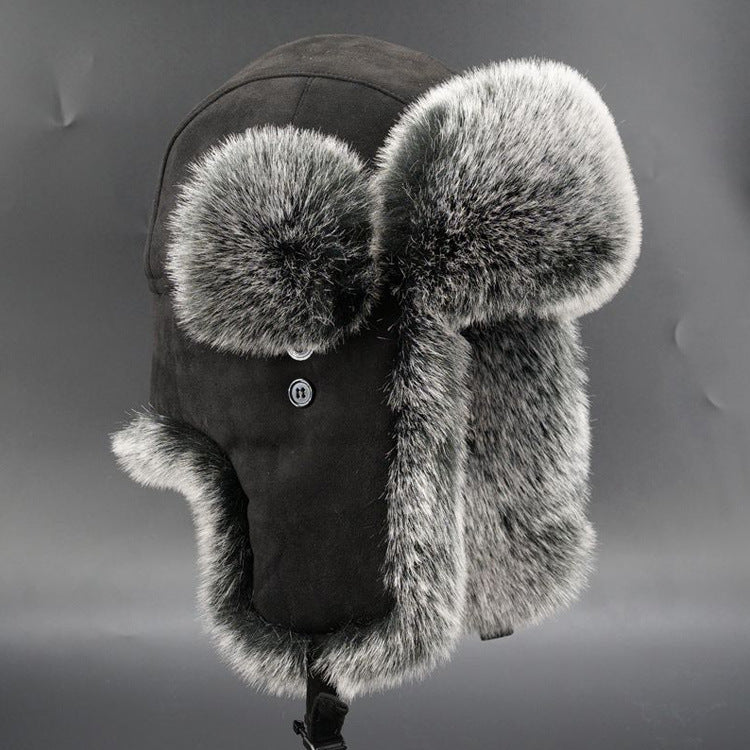 Women's Winter Hat with Fur-Lined Ear Protection