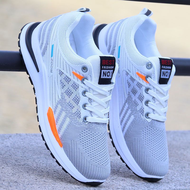 Women's Breathable Running Shoes with Elastic Sole Construction