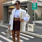 Elegant Oversized Blazer with Practical Pockets