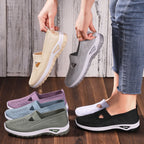 Women's Breathable Casual Sneakers with Flexible Entry and Non-Slip Sole