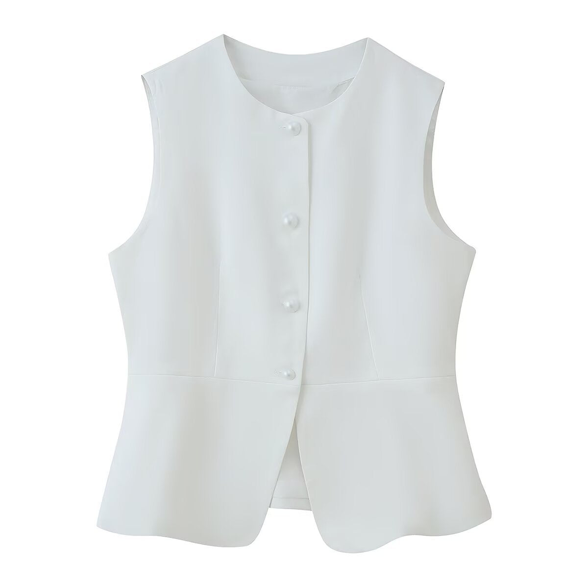 Women's Sleeveless Blazer Jacket