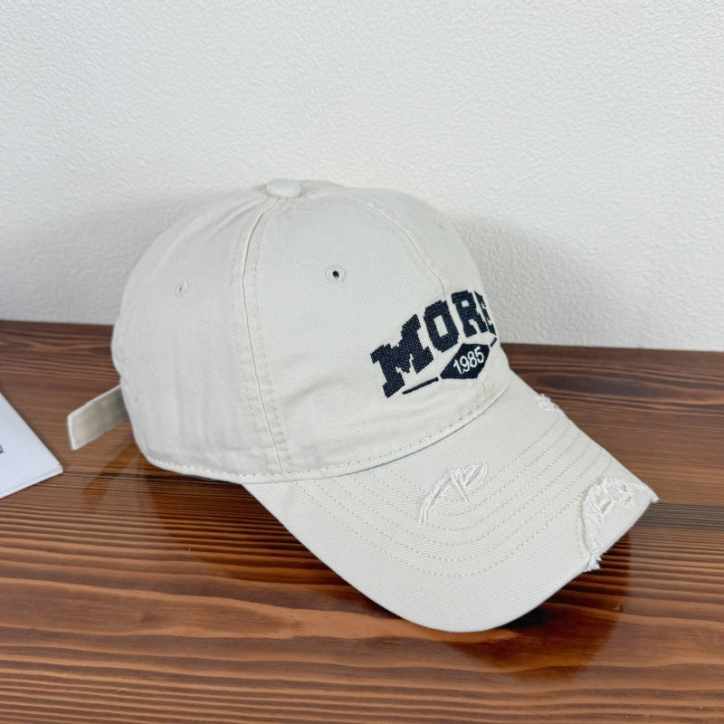 Men's Distressed Casual Baseball Cap