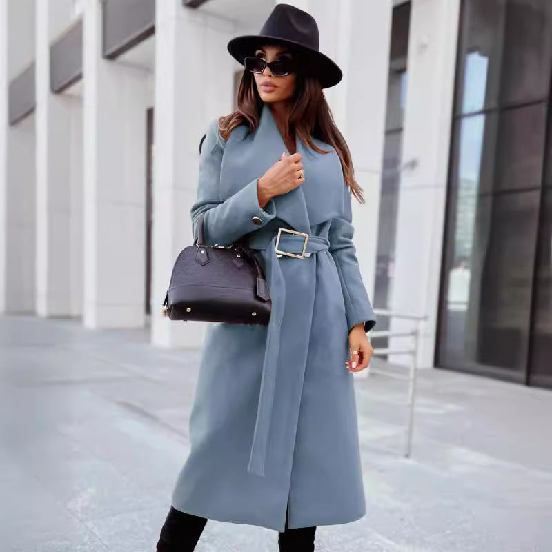 Elegant Trench Coat with Belt