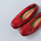 Women's Ballet Flats with Bow Detail