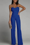 Elegant Women's Jumpsuit with Off-Shoulder Design and Wide Leg