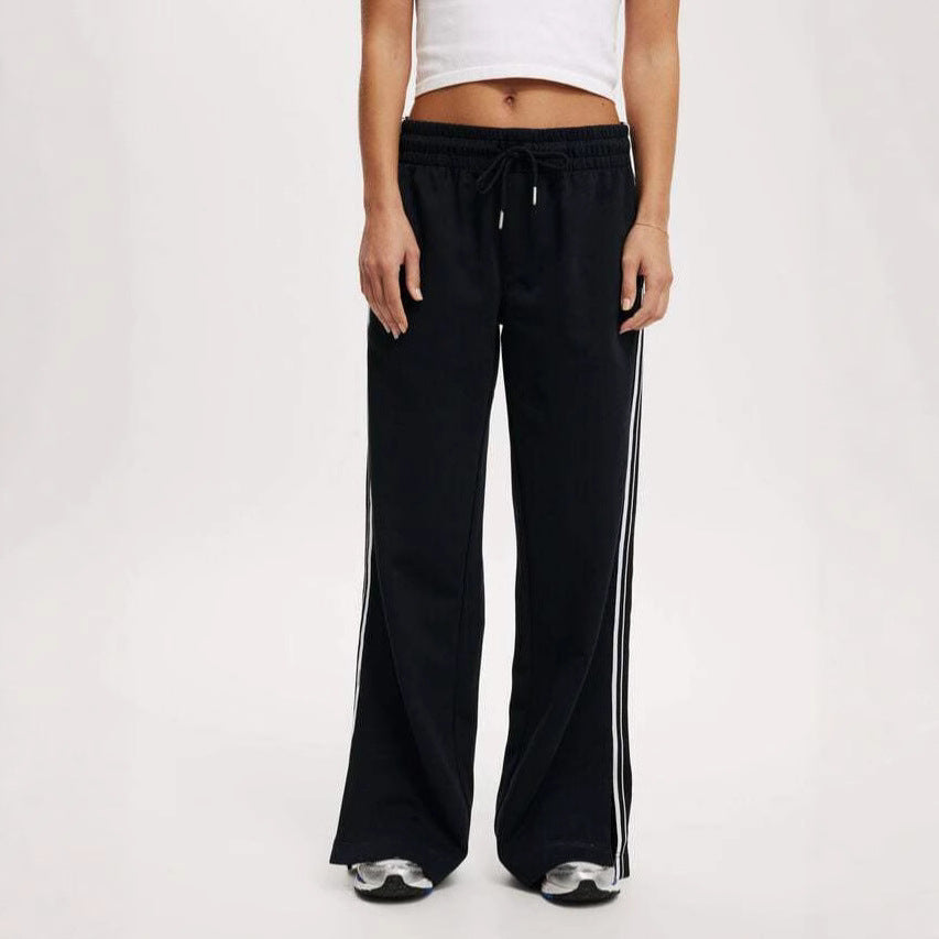Women's Comfortable Leisure Pants with Fashionable Stripes