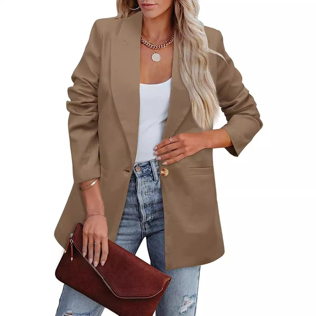 Elegant Casual Blazer with Two Pockets