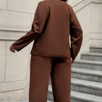 Women's Leisure Suit with Casual Cut and Comfortable Materials