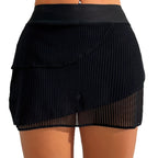 Women's Mini Skirt with Stylish Pleats