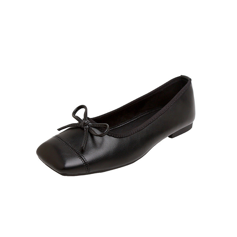 Women's Ballerina Flats with Bow Detail