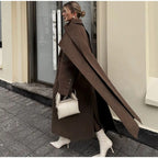 Women's Elegant Oversized Coat with Hood