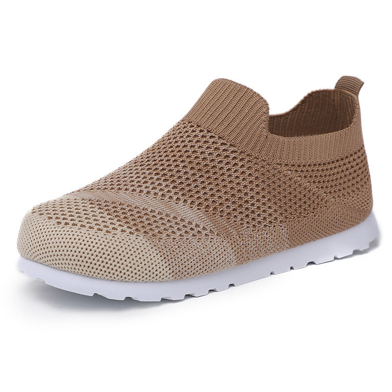 Women's Breathable Slip-On Sneakers with Elastic Upper