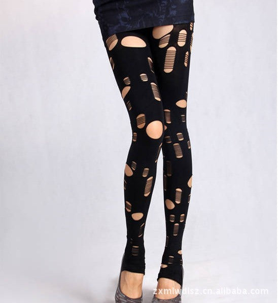High-Style Leggings with Cut-Outs