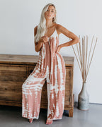 Elegant Wide-Leg Jumpsuit with Spaghetti Straps