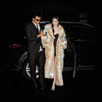 Women's Luxury Oversized Animal Print Faux Fur Coat
