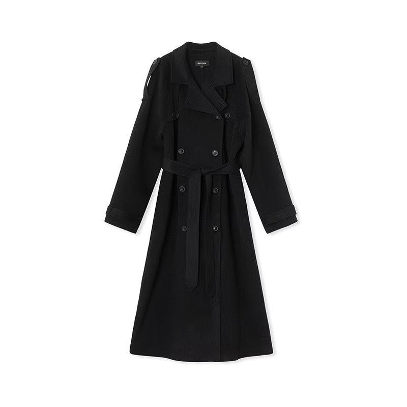 Elegant Trench Coat with Adjustable Belt