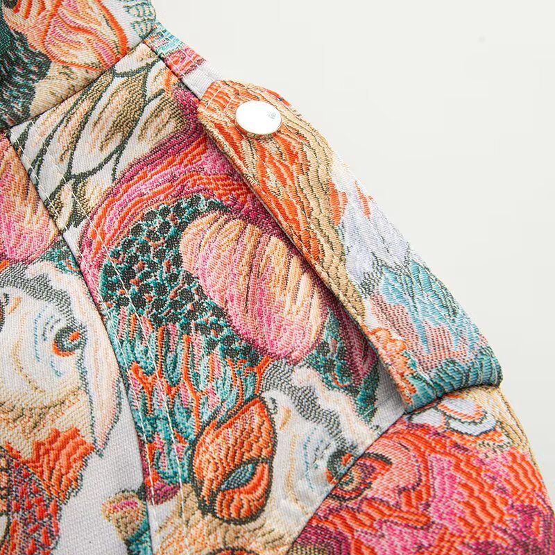 Women's Animal Print Quilted Jacket