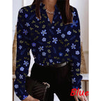 Women's Floral Blouse with Elegant Fit