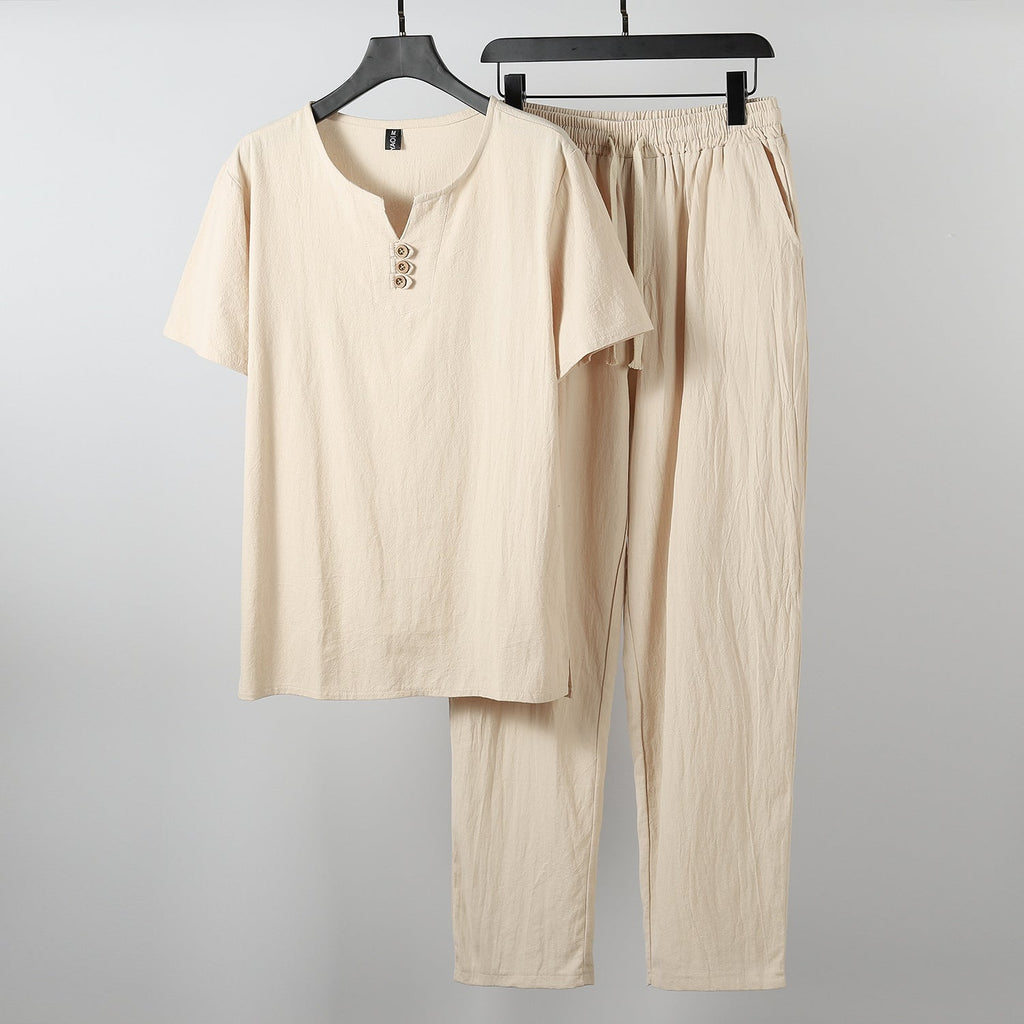 Women's Casual Lounge Set with Button Details