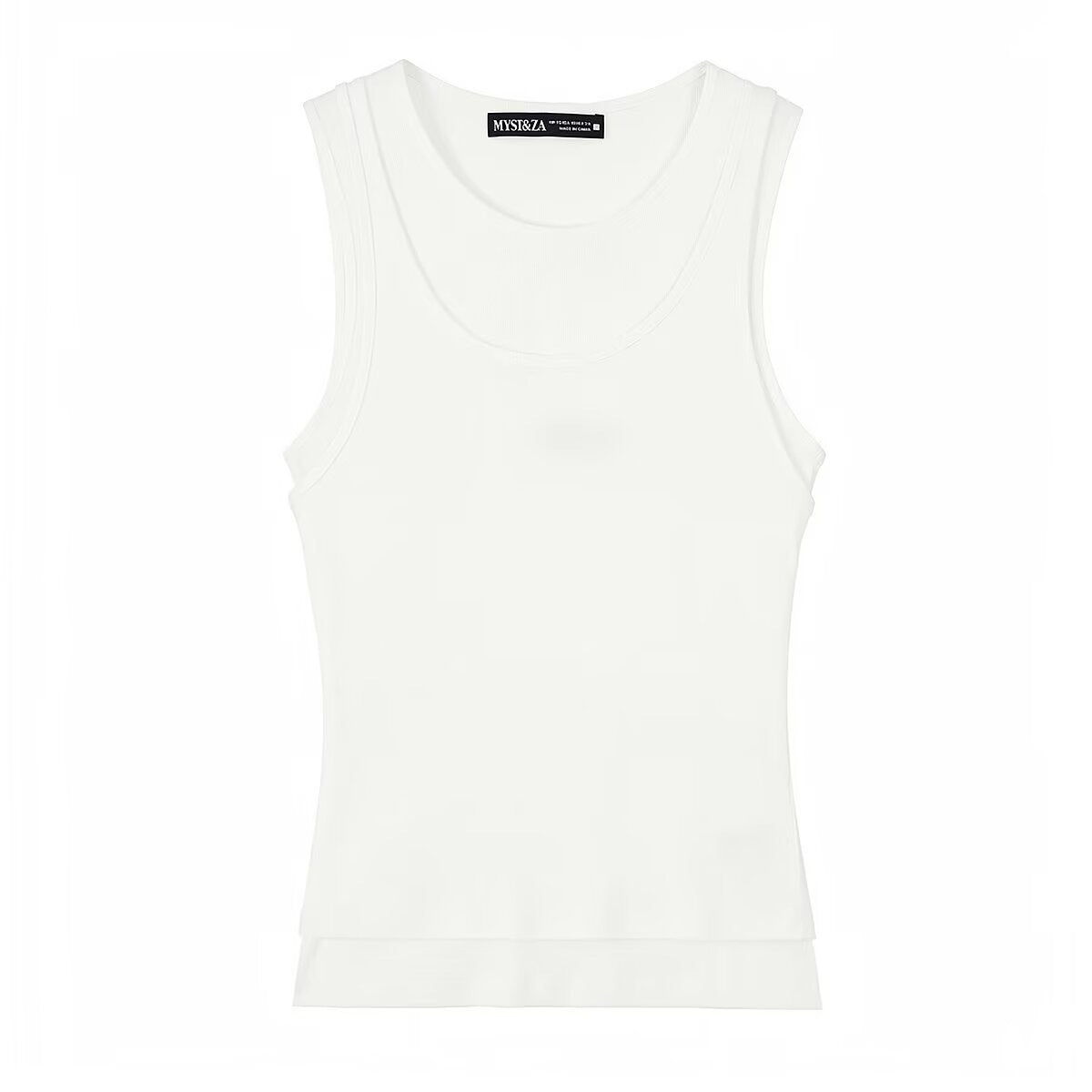 Women's Sleeveless Tank Top in High-Quality Stretch Fabric