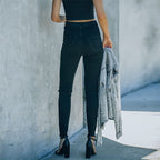Women's High-Waisted Skinny Fit Jeans