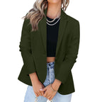 Elegant Blazer with Modern Cut and Practical Pockets