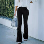 Comfortable Bootcut Pants in Soft Material