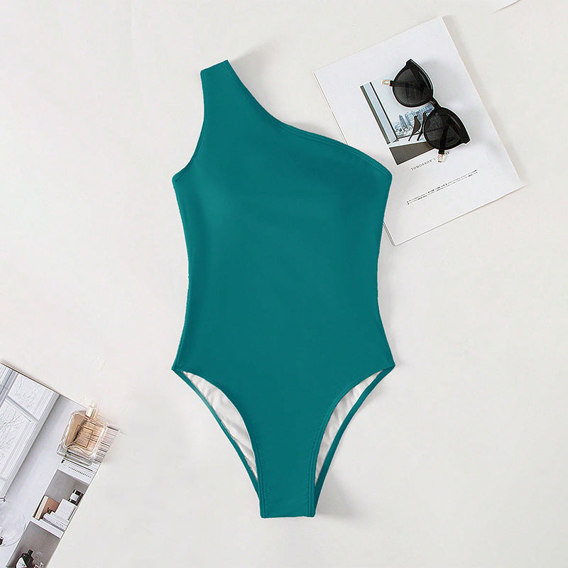 Women's Asymmetrical One-Piece Swimsuit