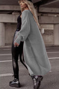 Women's Chunky Knit Cardigan with Deep Pockets and Casual Oversized Fit