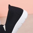 Women's Breathable Slip-On Sneakers with Flexible Fit